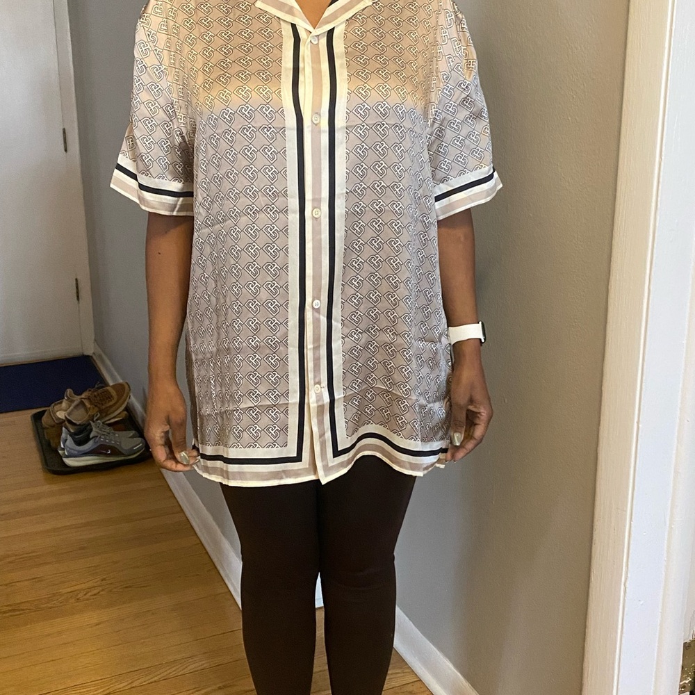 Banana republic silk shirt